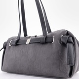 Сумка Саломея 2032 македония серый + черный