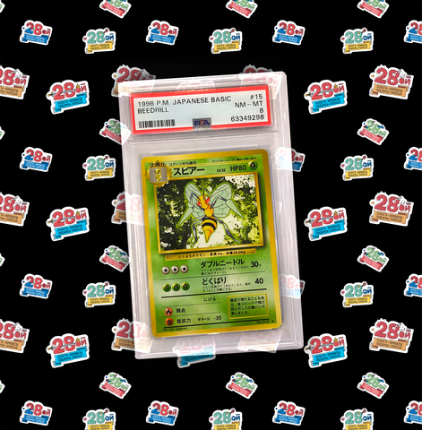 Коллекционная карточка Pokemon (Japan 1996) (PSA 8) Beedrill (015)