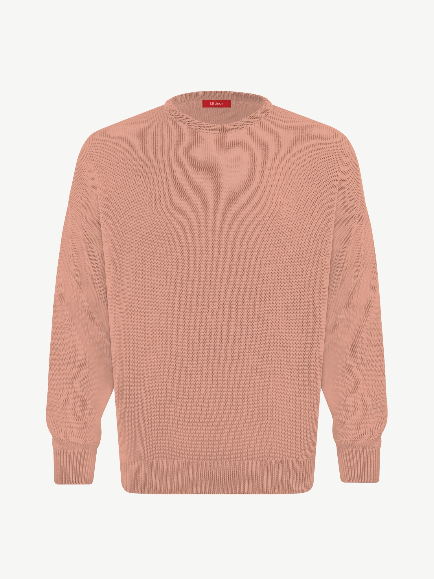 Джемпер оверсайз из экохлопка