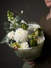 Сборный букет «Зелёный аккорд»