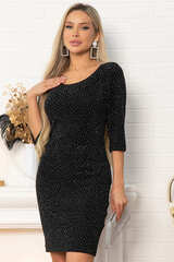 Платье Струна (черное) П14915-24М LT Collection