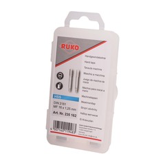 Метчик М16х1,25 (Комплект 2шт) DIN2181 HSS-G 6h 70мм a=9,0 Ruko 235162