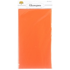 Скатерть п/э однотонная, Оранжевый, 1,4*2,75 м