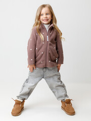 куртка  для девочки  ФЛ 34025-1/н/45 ГР