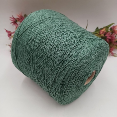 Cashseta Loro Piana кашемир с шелком 430м/100гр 07 Нефритовый зеленый