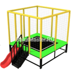 Батутная арена "Удачная полянка" 3x3x2,2 м