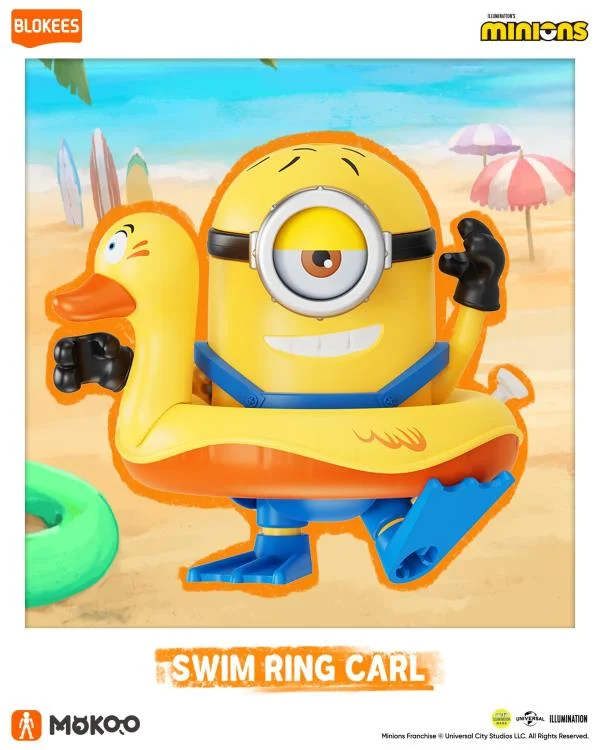 Набор фигурок Миньоны Пляжный отдых Сборная модель