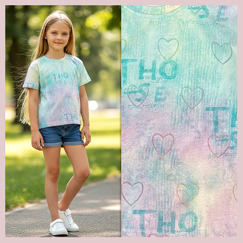 Футболка девочке (4-8) 260311-TR2195