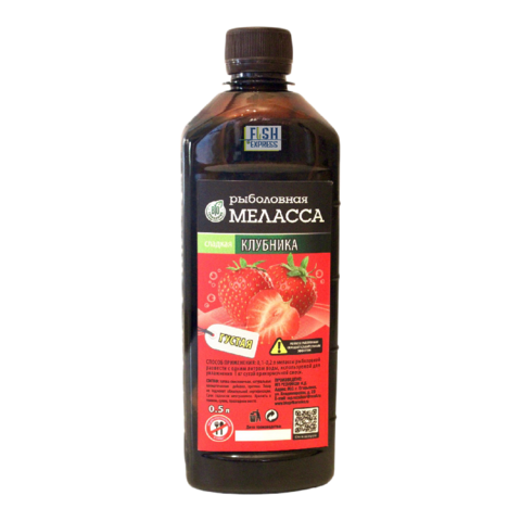 Меласса Bio густая, Клубника 0,5 л упаковка 6шт  (продажа от 1 шт)