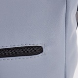 Сумка Саломея 1038 гладкий серо-голубой + черный