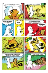 Древние комиксы. Каспер — дружелюбное привидение. Техника пугания