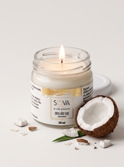 SOVA DE LUXE СВЕЧА DEEP CARE COCONUT (кокос), 30мл