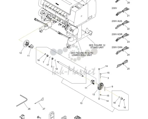 Canon - QM4-4298 - Right Spool Flange