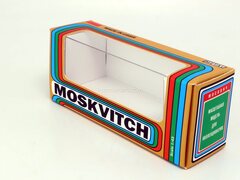 Box Moskvich-408 412 426 427 433 434 pickup rainbow 1:43 Made in USSR reprint Agat Tantal