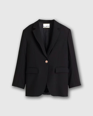 Женский жакет из шерсти Черный