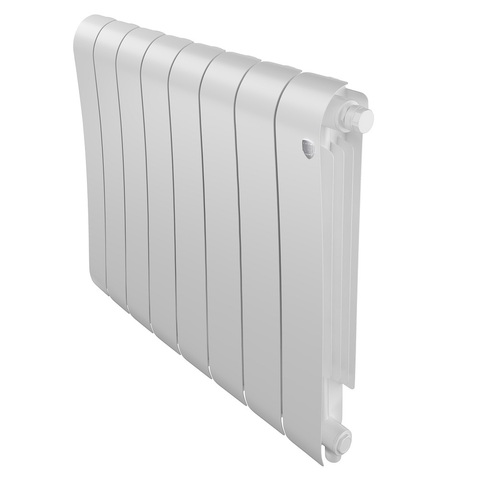 Royal Thermo Infinity VR 500 Bianco Traffico, 8 секций - радиатор с нижним правым подключением