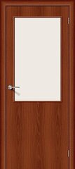 Дверь Гост-13 / Цвет Л-11 (ИталОрех) / Стекло Magic Fog / Двери Браво