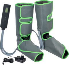 Компрессионный лимфодренажный массажер для ног, серый Bradex