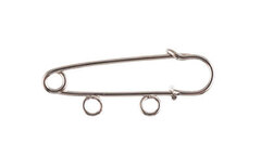 "Zlatka" Булавка для подвесок серебристая 3.5 см