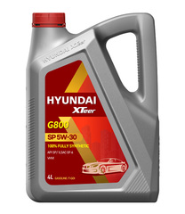 Масло HYUNDAI XTeer G800 5W30 SP/GF-6 (4л) синтетика