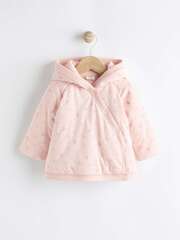 Куртка с запахом для малышей Next K82-448, Светло-розовый