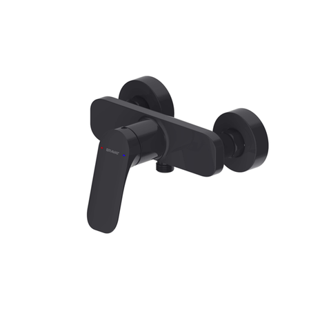 Смеситель для душа Bravat Joyfu настенный с одной ручкой, черный (F9428563BW-01-ENG)