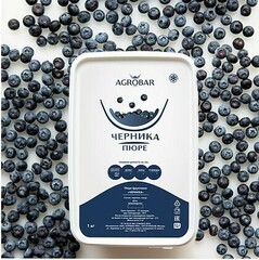 Пюре Черника AGROBAR 250 гр.
