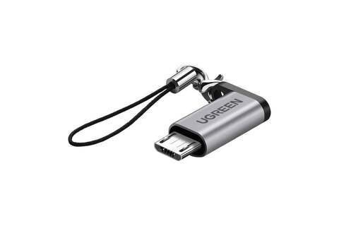 Переходник UGREEN US282 (50590) USB-C Female to Micro USB Male Adapter серый