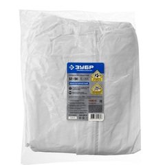 ЗУБР р. 52-54, защитный комбинезон из спанбонда, микропористый материал 50гр/м2, Профессионал (11609-52)