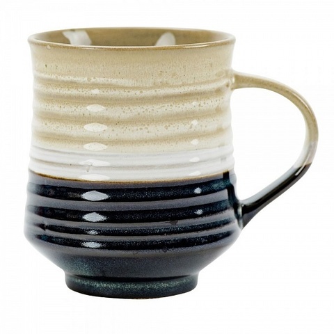 Кружка 440мл Boston Warehouse Two Toned with Stripe 69974BRC