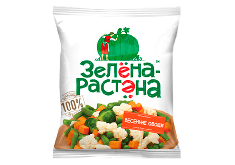 Овощная замороженная смесь "Весенние овощи", 400г