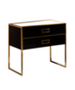 Boheme Monaco 866-100-BG Тумба, цвет: черный глянец, золото