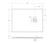 BelBagno TRAY-MR-UNO-AH-120/90-35-W-CR Поддон из искусственного мрамора в комплекте с сифоном с декоративной накладкой (хром)