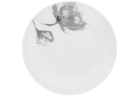 Тарелка Eden серая, 21см