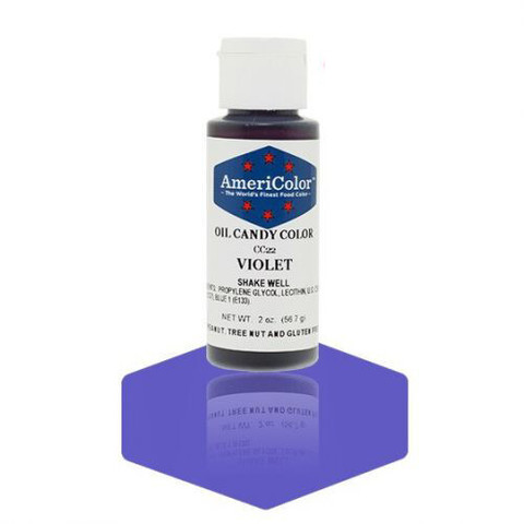 Жирорастворимый краситель AmeriColor Violet (фиолетовый) 56 гр