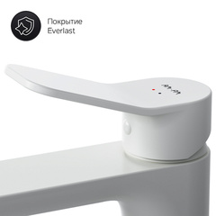 Cмеситель для умывальника белый, AM.PM X-Joy - F85A02133