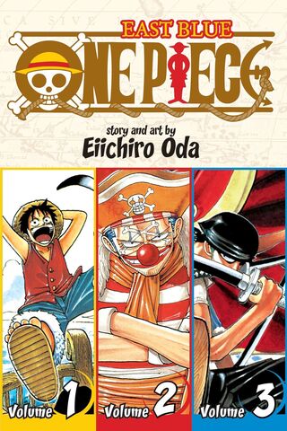 One Piece: East Blue. Vol 1-2-3 (На Английском Языке) (Б/У)