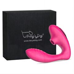 Розовый вибромассажер Clitoral Sucking Vibrator OG для стимуляции клитора и точки G - 