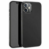 Силиконовый чехол Mat матовый Hoco “Fascination series”для iPhone 12, 12 Pro (6.1") (Черный)