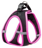 Шлейка для собак Kaori P XL черно-розовая