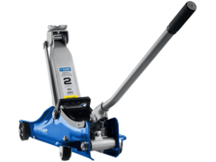 ЗУБР Т-55, 2 т, 80 - 380 мм, подкатной домкрат с увеличенным подъемом и низким подхватом, Профессионал (43058-2)