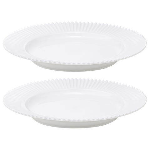 Набор тарелок 2шт 26см Tkano Edge белый