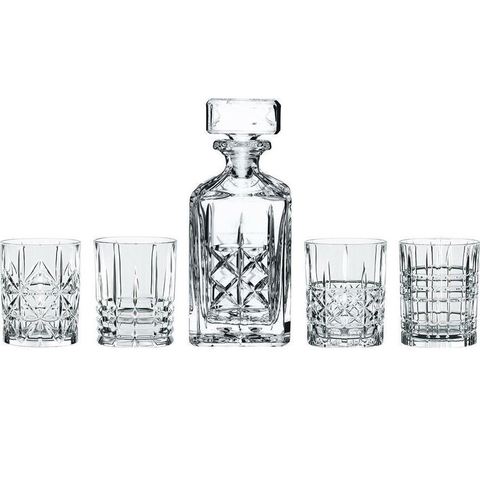 Набор декантер и 4 стакана для виски Nachtmann Highland