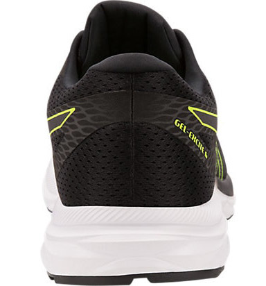 Asics gel excite 6 negro amarillo 1011a165 002 top