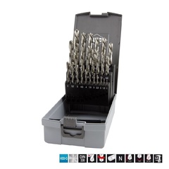 Набор сверл по металлу 1-13мм 25шт DIN338 (LH-Левые) HSS-G Ruko 214215LiRO (ВП)