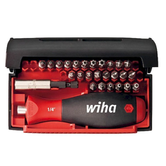 Набор бит Collector Torq-Set/Spanner/Tri-Wing/HEX CrV 27шт Wiha 09393