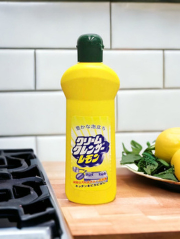 Чистящий крем для кухни c полирующими частицами и ароматом лимона, 400 мл