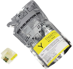 Картридж струйный Cactus CS-EPT7414 T7414 желтый (1100мл) для Epson SureColor SC-F6000, 6200, 7000