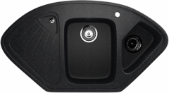 ULGRAN U-501  Угловая двухсекционная мойка с отверстием под смеситель