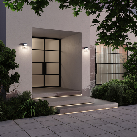 Уличный настенный светодиодный светильник Maytoni Gloss O447WL-L7GF3K